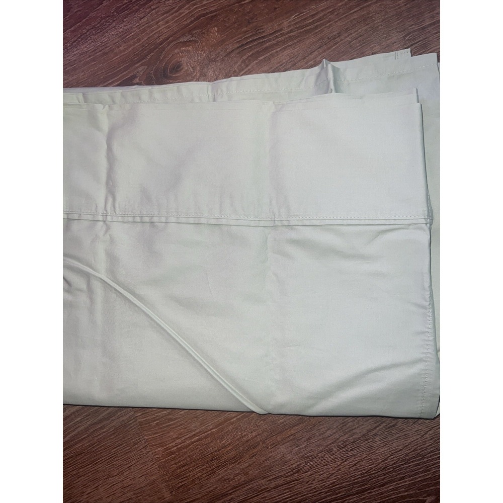 WAMSUTTA SUPERCALE PLUS TWIN FLAT SHEET 66x96" Green 100%COTTON